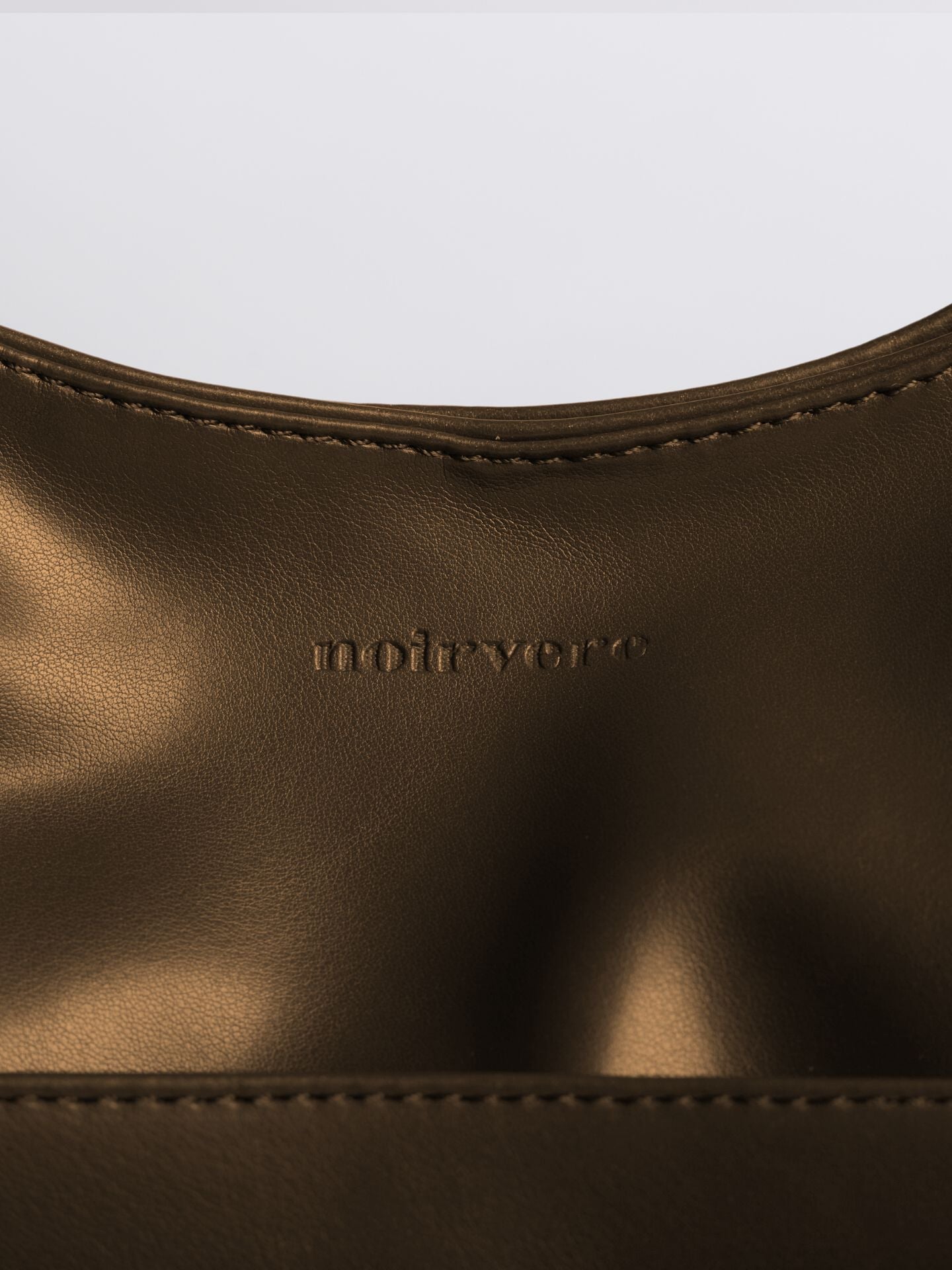 Minimalistisch vegan leer hobo schoudertas
