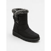 Dames Knusse Winterlaarzen met Grove Zool en Bontrand