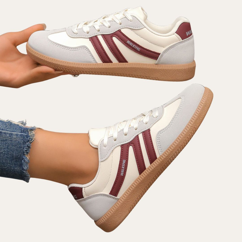 Lichtgewicht Sneakers Vrouwen met Veters en Anti Slip Zool