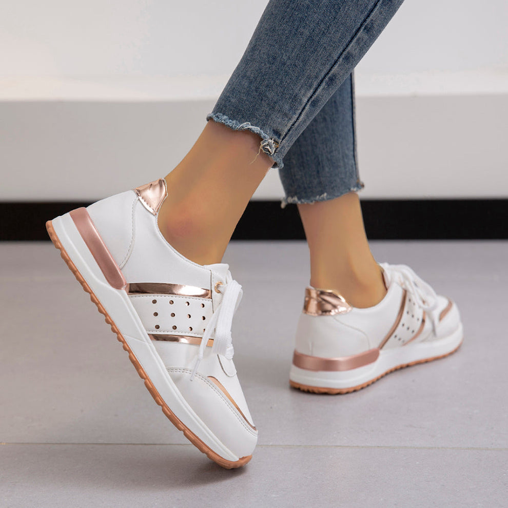 Lekkie damskie ortopedyczne sneakersy z komfortowym dopasowaniem