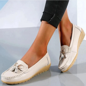 Comfort Instappers Met Kwastdetail En Lage Sleehak