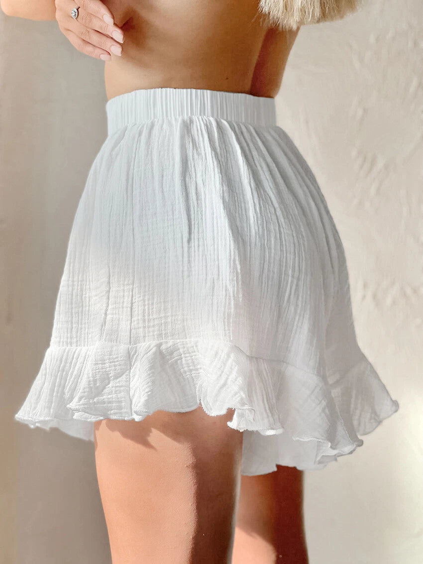 Sheila - Airy White Women's Kimono Set