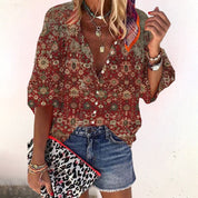Ayla - Bohemian bloemenblouse