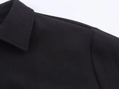 Kort Dames Bomber Jacket met Ritssluiting en Elastische Zoom