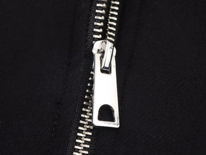 Kort Dames Bomber Jacket met Ritssluiting en Elastische Zoom
