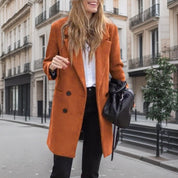 VALENTINE - DOUBLE BREASTED BOUCLE COAT 1