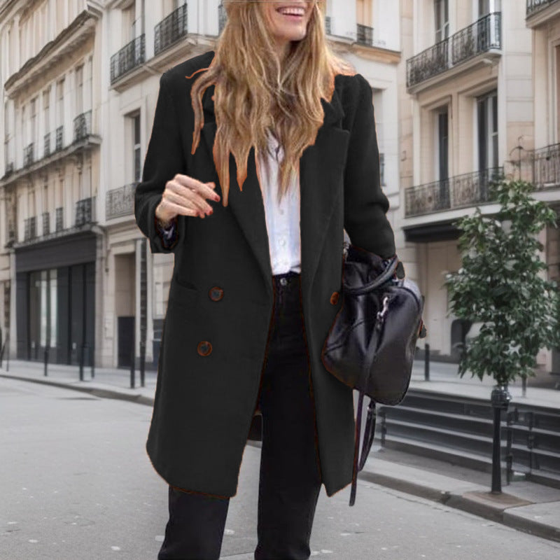 VALENTINE - DOUBLE BREASTED BOUCLE COAT 3