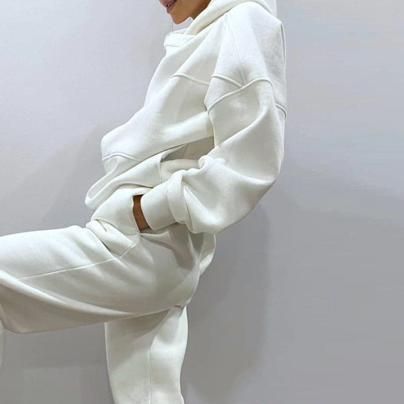 Oversized Hoodie en Joggingbroek Loungewear Set voor Dames