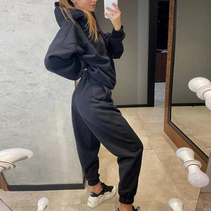 Oversized Hoodie en Joggingbroek Loungewear Set voor Dames