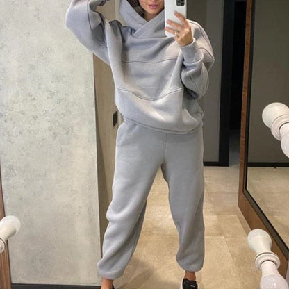 Oversized Hoodie en Joggingbroek Loungewear Set voor Dames