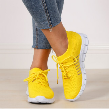 Wygodne ortopedyczne sneakersy damskie w modelu wsuwanym