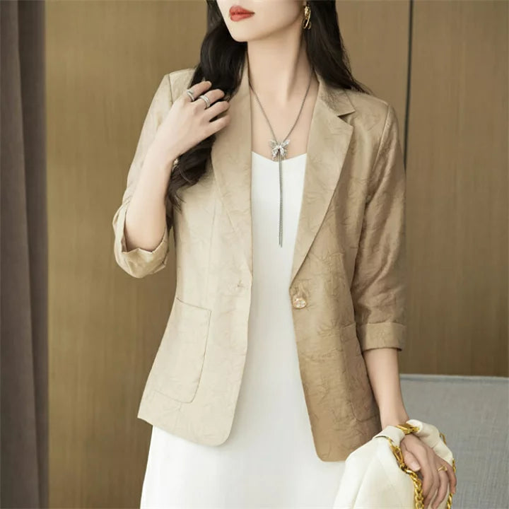 Jinte - Blazer met driekwart mouwen