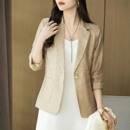 Jinte - Blazer met driekwart mouwen